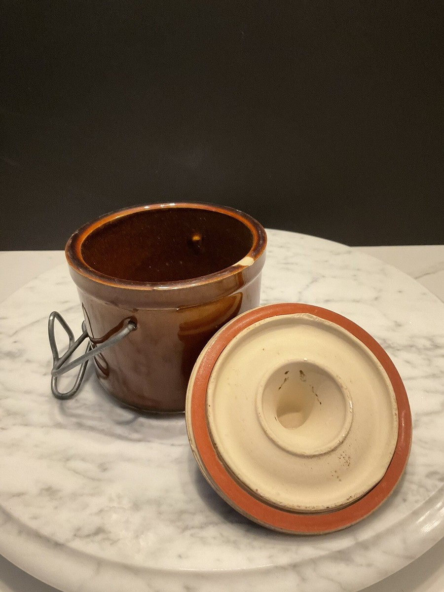 Vintage Cheese Crock With Locking Lid | eBay
