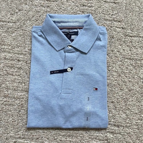 NWT Tommy Hilfiger Men's THFLEX Slim Fit Short Sleeve Mesh Polo Shirt 33 Colors - Picture 40 of 137