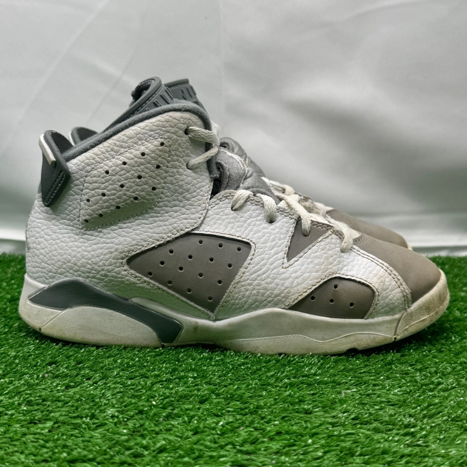 Nike Air Jordan 6 Retro PS Cool Grey Youth taglia 2 anni bianco basket DV3605 100