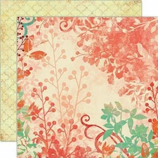 My Mind's Eye, So Sophie, Clever, 2 x 12" Cardstock, Birds of a Feather, Flowers