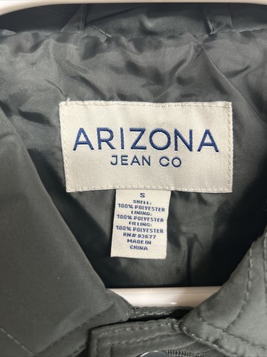 Urban Green Men's Quilted Jacket Size Small Arizona Jean Co - Picture 4 of 7