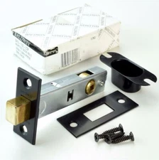 Baldwin 0413.102.LTP Mortise Door Bolt (Less Turn Piece), Oil Rubbed Bronze