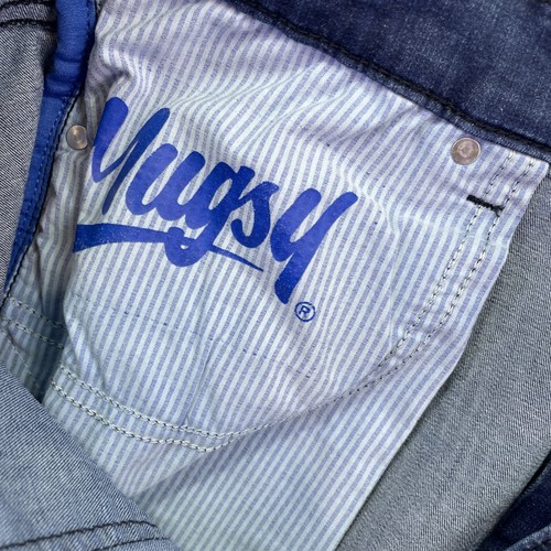 Mugsy Jeans Mens 42x32 40x30* Studio Blues Classic Tapered Stretch Comfort Dark - 第 10/11 張圖片