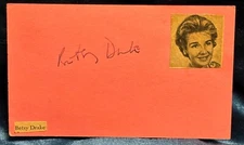 👀 Betsy Drake Signed Autograph 3x5 Index Card Room for One More 👀
