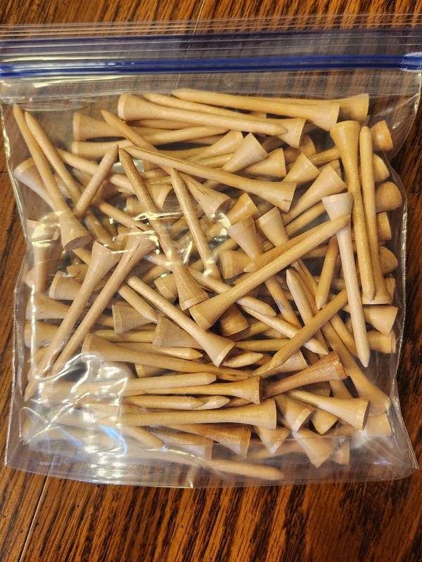 100 New  2 3/4 inch Golf Tees