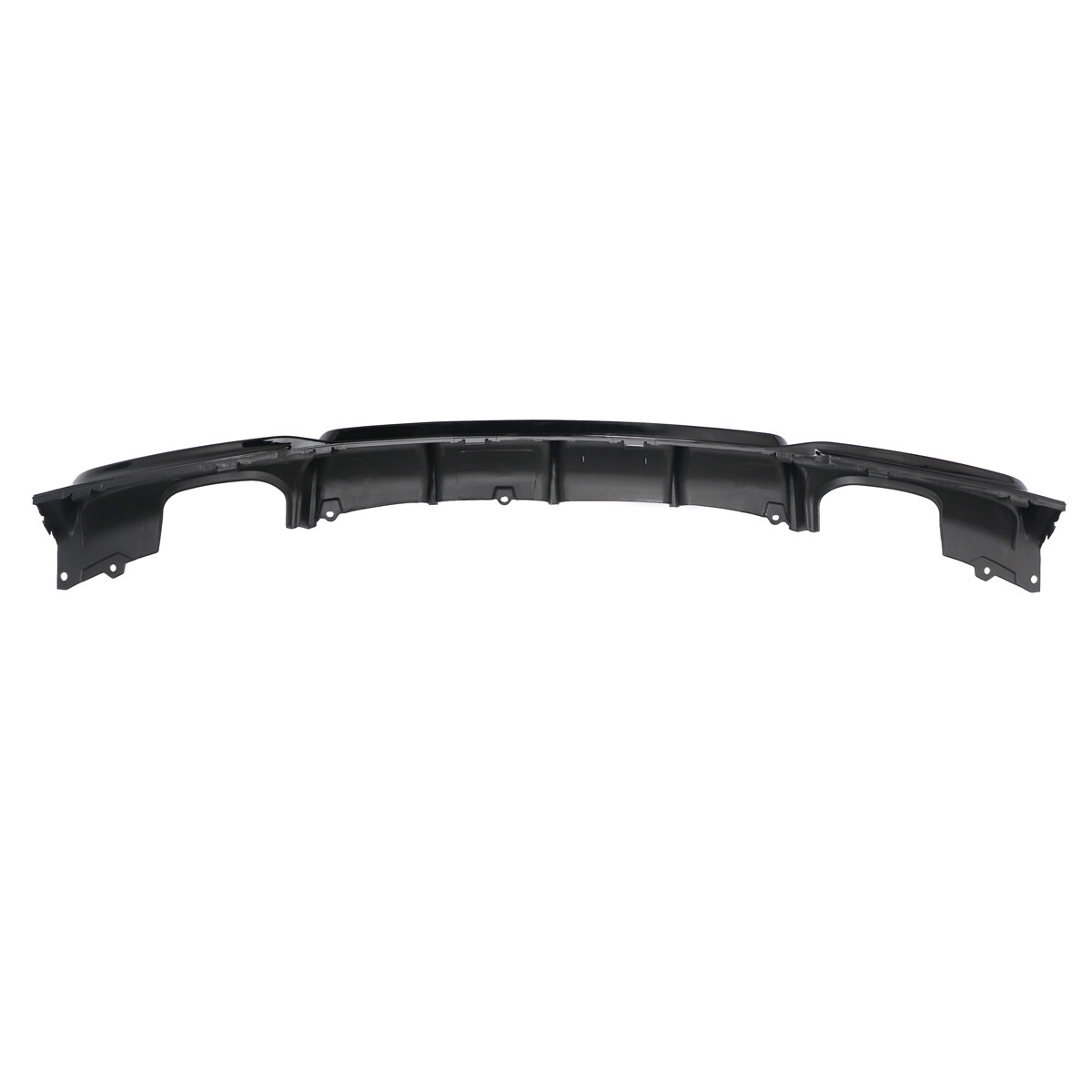 GLOSS BLACK REAR BUMPER DIFFUSER QUAD EXHAUST FOR BMW F30 F31 M SPORT