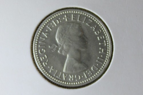 1959 SILVER SHILLING PROOF PREDECIMAL COIN SUBDUED LUSTRE #BEJ41 - Picture 12 of 12