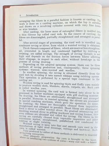 Wool Spinning in two Volumes by Ya. Lipenkov, Mir publishers, 1983, Hardcover - 第 9/20 張圖片