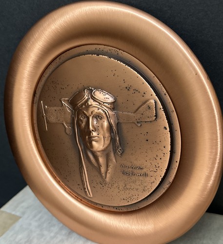 Vintage Norman Rockwell Copper Plate “SPIRIT OF LINDBERGH w/Numbered COA & Box - Picture 12 of 22