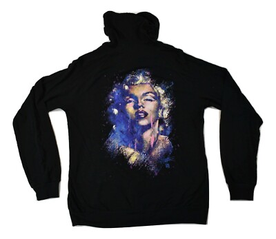 Get Down Art Womens Marilyn Monroe Candle In The Wind Light Weingt Hoodie New L