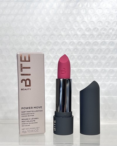 BITE Beauty POWER MOVE weicher matter Lippenstift FIG volle Größe SELTEN! Neu im Karton