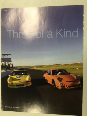 #264 Porsche Article Racing Three 911 GT3 Rs GT3 Cup and Spec 911 Sep 2009 9 pg