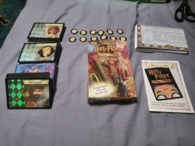 Harry Potter Trading Card Game Two-Player Starter Set Complete In Box +22 Cards!