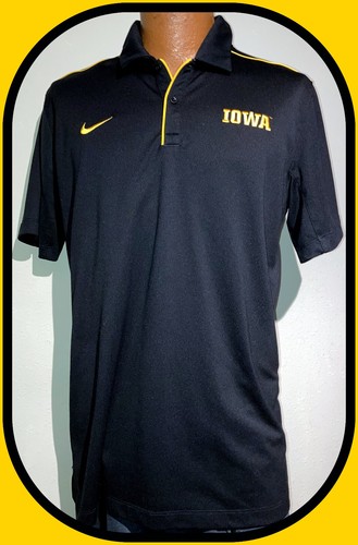 IOWA HAWKEYES NIKE DRI FIT ADULT LARGE POLO GOLF SHIRT NEW WITHOUT TAGS - Picture 5 of 5