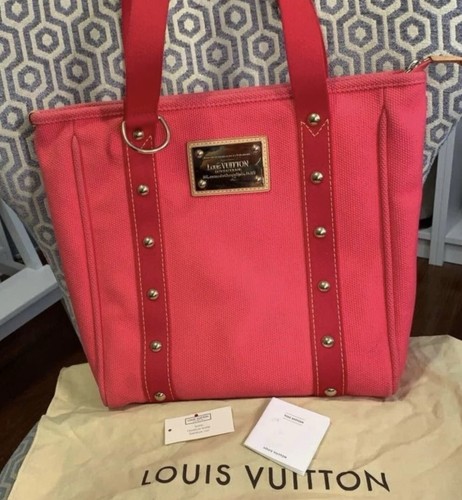 Louis Vuitton Antigua Cabas MM Toile Canvas Tote