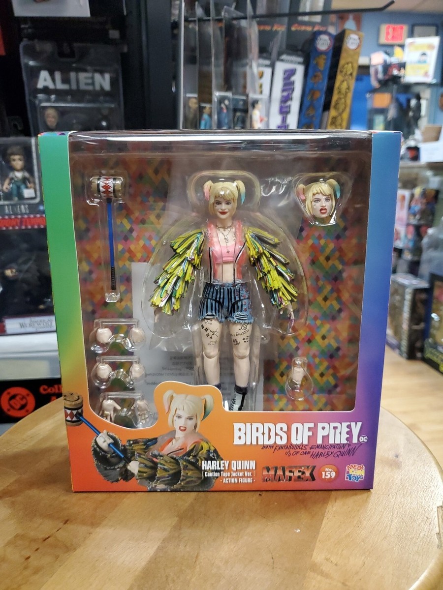 MAFEX No.159 Harley Quinn Caution Tape Jacket Ver. Action Figure 