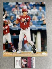 CINCINNATI REDS- STUART FAIRCHILD AUTOGRAPH HUGE 11x14 ACTION PHOTO- JSA AN31633