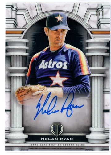 2023 Topps Tribute NOLAN RYAN Black Olympus Auto Autograph #d 1/1 Astros