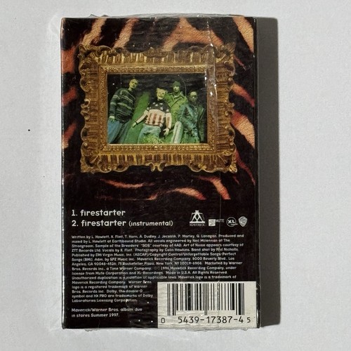 Prodigy Firestarter Cassette Tape Single 1996 Maverick Sealed Brand New - Picture 2 of 6