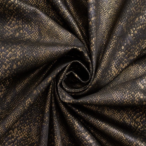 Snakeskin Print Stretch Twill Fabric - Cotton Spandex 56/57" By The Yard - Picture 3 of 3