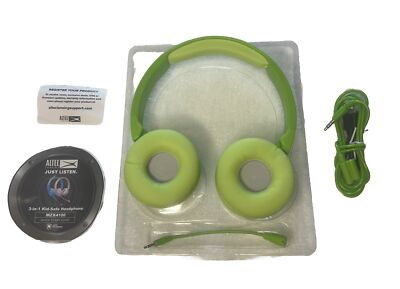 Altec Lansing Green Kids Headphones Altec Lansing Kid Friendly In