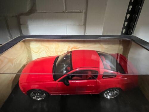 FORD MUSTANG GT COUPE RED 1:18 by HOT WHEELS BRAND NEW IN BOX WITH SHELF WEAR - Picture 2 of 3