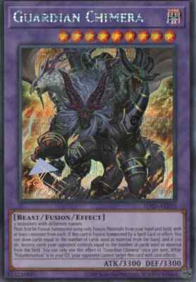 Asian-English Yugioh Guardian Chimera SDID-AEP05 Prismatic Secret Rare