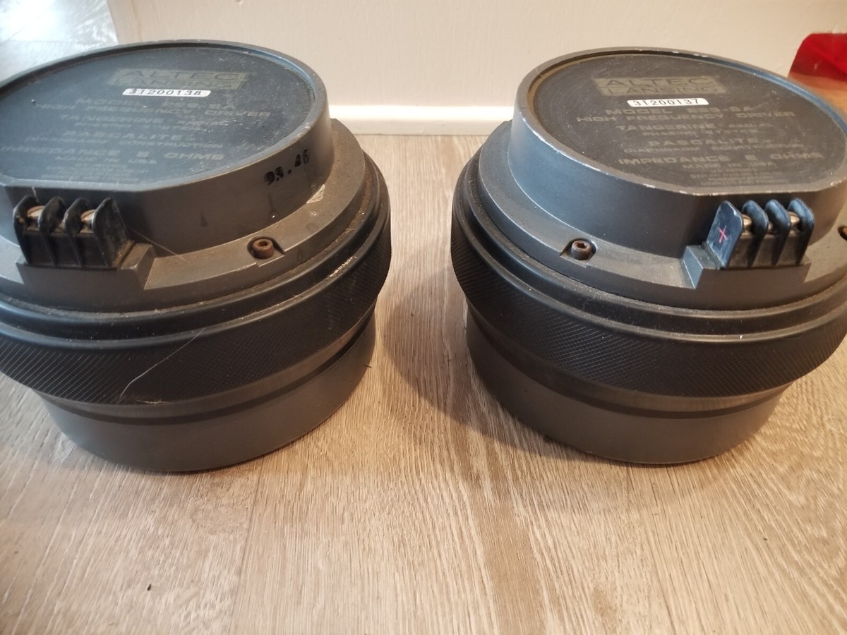 【NIKA】ALTEC 299-8A + MRⅡ594 ペアー PAIR ALTEC 299-8A HORN SPEAKER DRIVER 8 ohm ORIGINAL