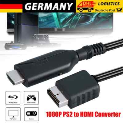 PS2/PS1 zu HDMI Audio Video Konverter Kabel PS2 zu HDMI Kompatibale Adapter 1M