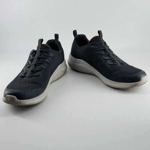 Runner Uomo SKECHERS 'Ultra Flex Taglia 11 US Grigio e Arancione - Foto 2 di 9