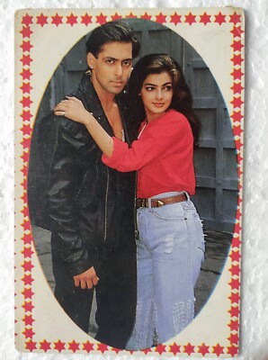 Bollywood Indien Schauspielerin Mamta Kulkarni Salman Khan Original Postkarte...