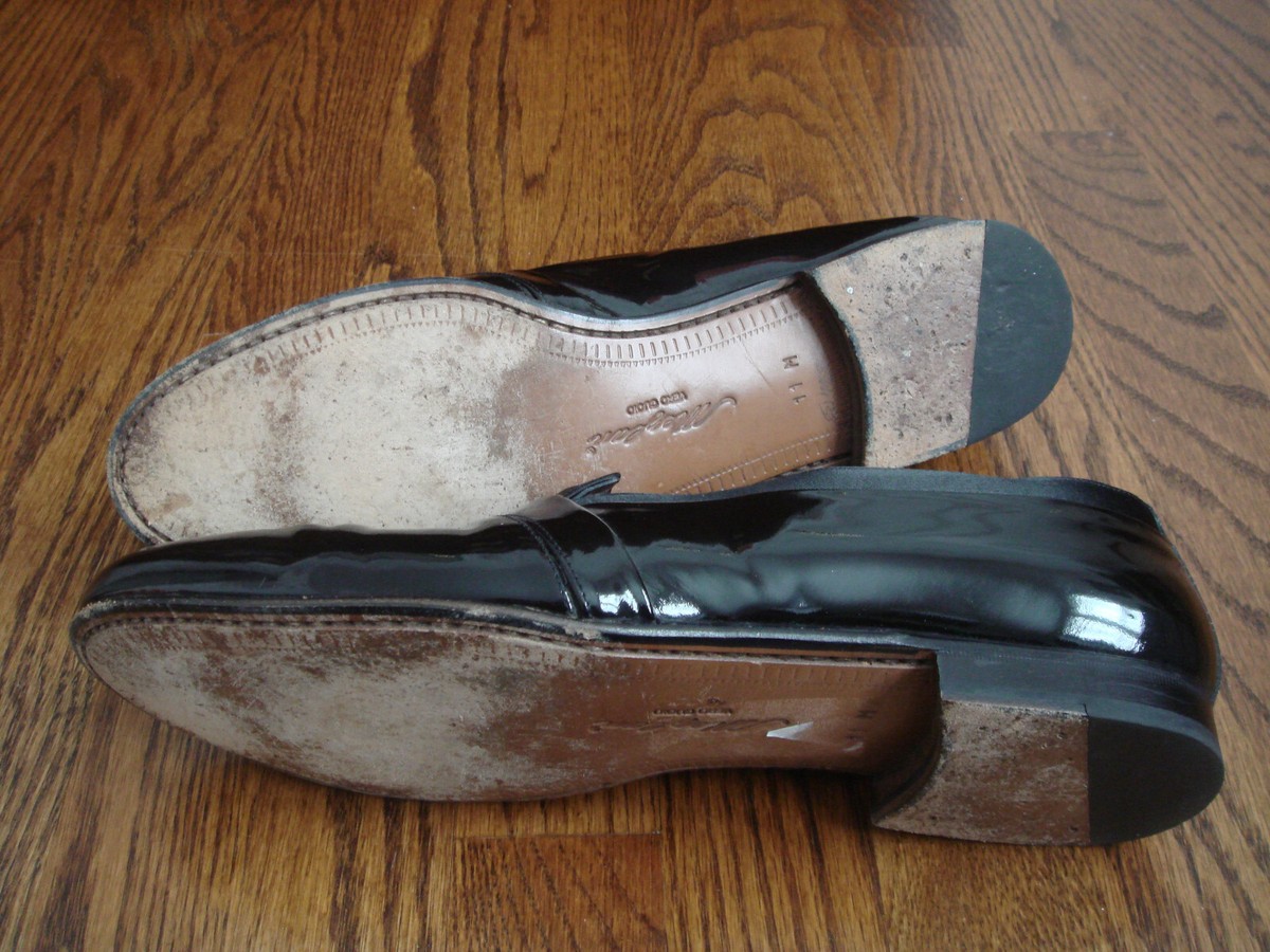 MEZLAN MIRAGE BLACK PATENT TUXEDO DRESS SHOES size 11 M | eBay