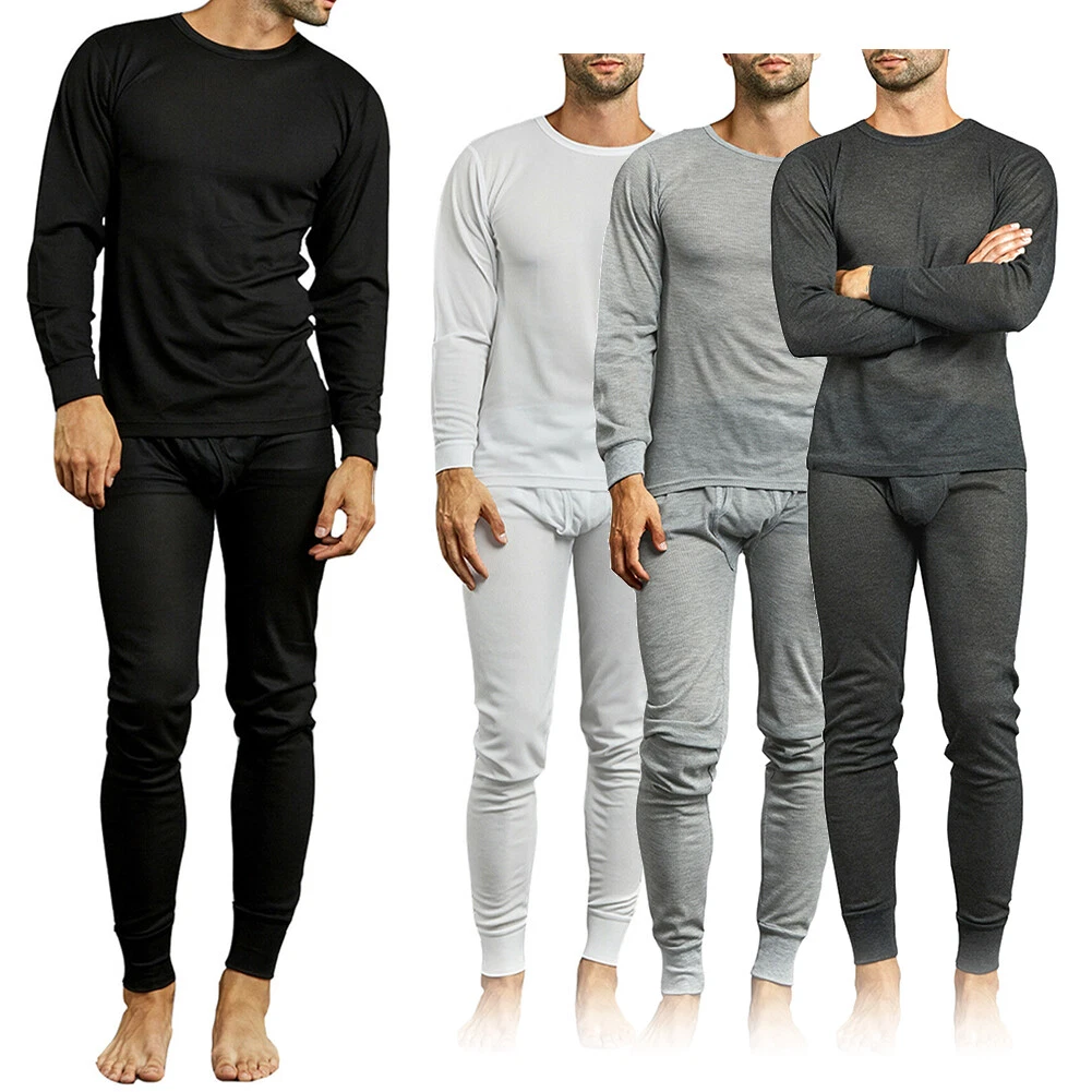 Knocker Men's Thermal Underwear Waffle Knit Long John Top and Bottom 2 PC Set
Opens in a new window
