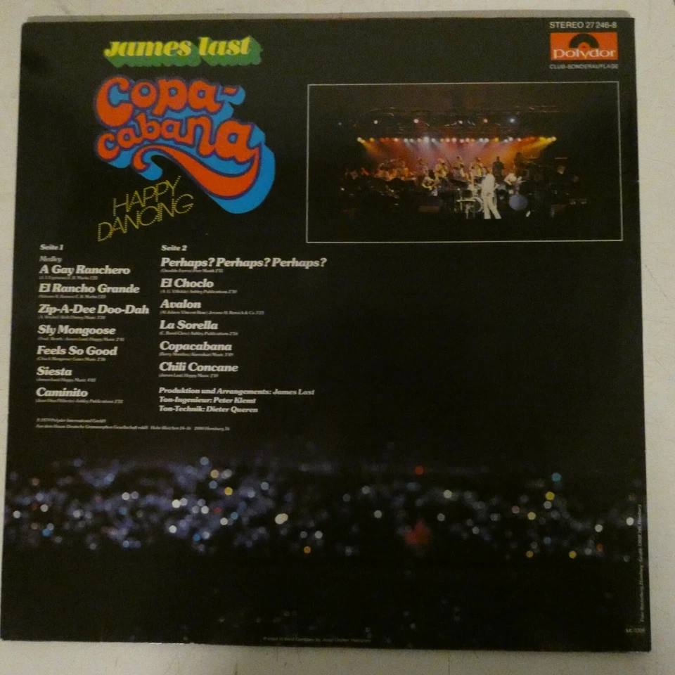 Konvolut 5 LP James Last im Allgäu sing mit Copacabana Und jetzt alle LP54 - Bild 4 von 4