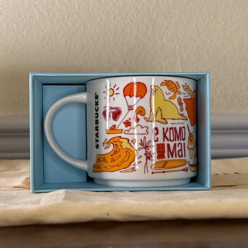 NEW - Starbucks BEEN THERE SERIES: HAWAII COLLECTION: Waikiki 14oz Mug