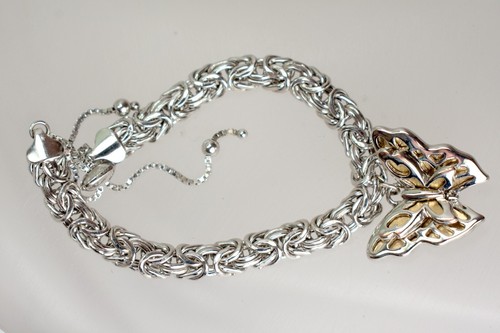 AK Pulsera Bizantina Atasay Kuyumculuk Plata de Ley 925 Turquía - Imagen 4 de 6