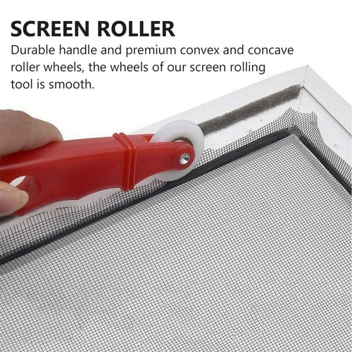 2PCS Screen Rolling Tools Spline Tool Screen Door Roller Tool Flat Spline Tool - 第 9/12 張圖片