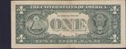 2009 US $1 Dollar Bill Banknote Fancy Serial # J 12801821 B almost Radar — photo 2