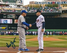 Signed 8x10 NED YOST Kansas City Royals Autographed photo - COA 