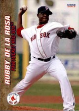 2013 Pawtucket Red Sox Choice #23 Rubby De La Rosa Dominican Republic DR Card