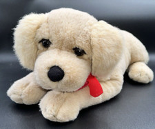 Anna Club Plush 17" Golden Retriever Beige Tan Laying Dog Puppy Lab Stuffed