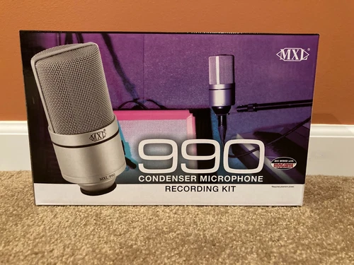 MXL 990 Condenser Microphone Recording Kit - Brand New, Mic in Original Wrapping