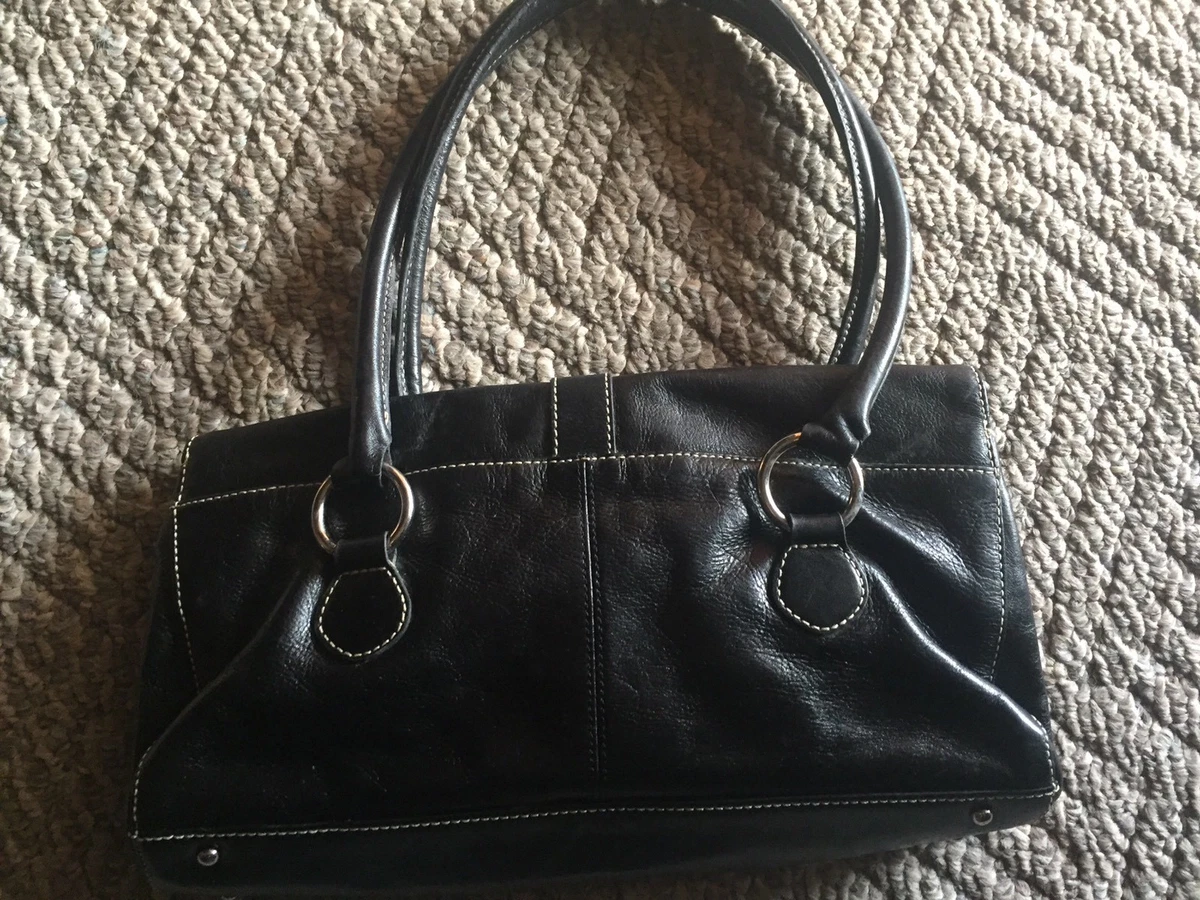 Banana republic shop black leather bag