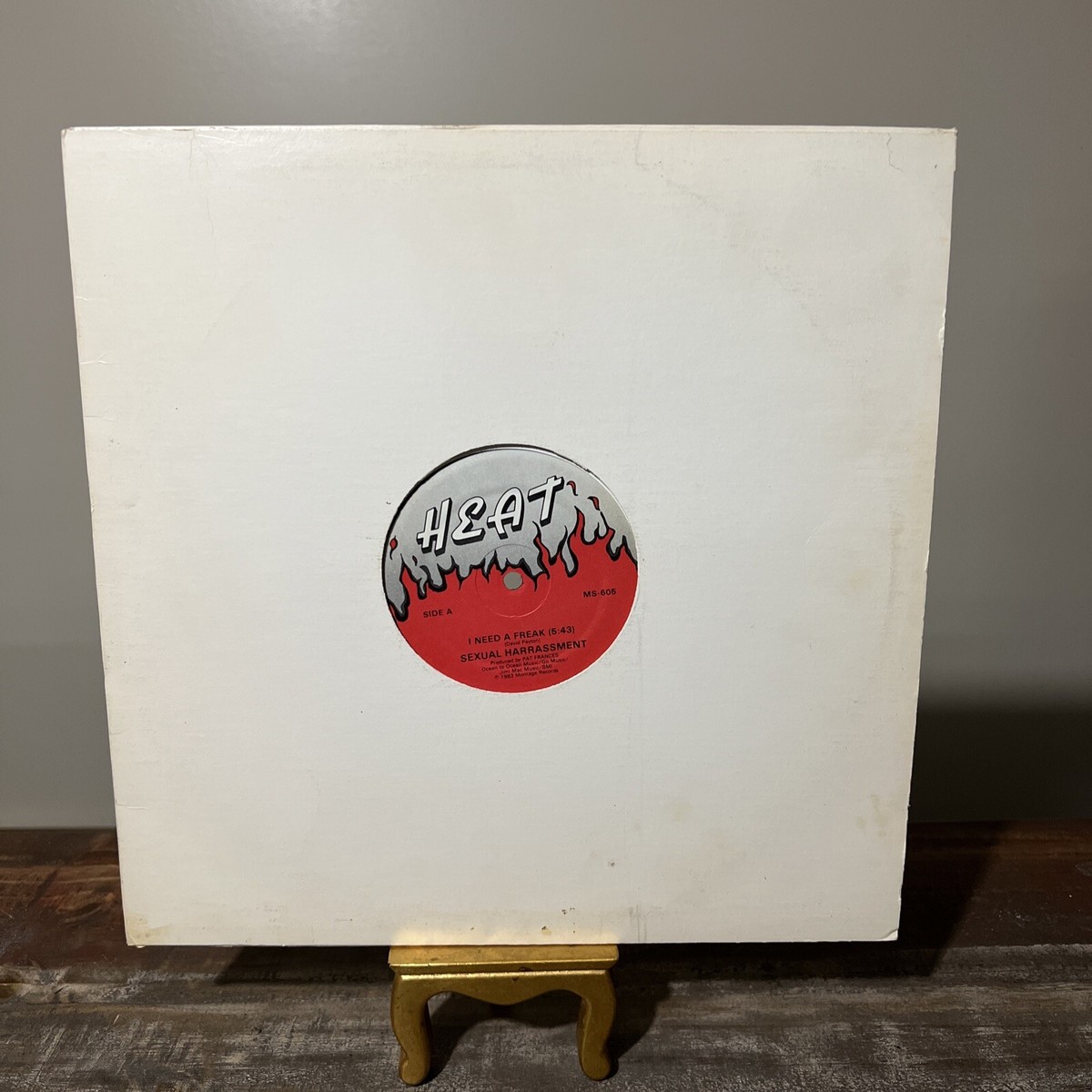 Sexual Harassment I Need A Freak LP レコード SEXUAL HARRASSMENT I NEED A FREAK Vinyl 1983 Single First Pressing