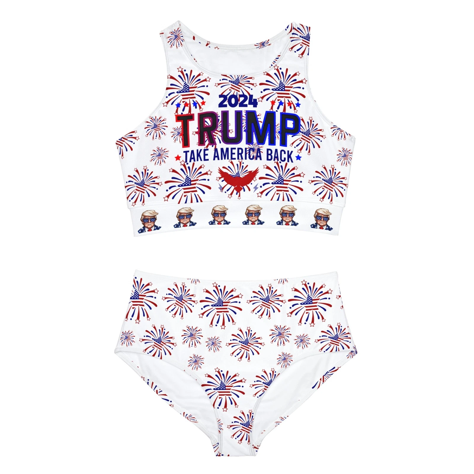 Trump 2024 Sporty Bikini Set