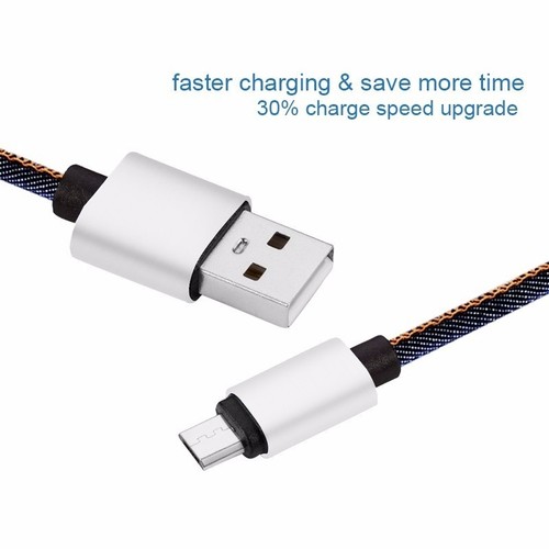 1M Cowboy Micro USB Charger Line Cord For Samsung Cell Phone android Data Sync - Picture 7 of 9