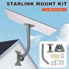 Starlink Gen 3 Mount Adjusted Starlink Standard 4/4X/V3 Wall Roof Mounting Kit