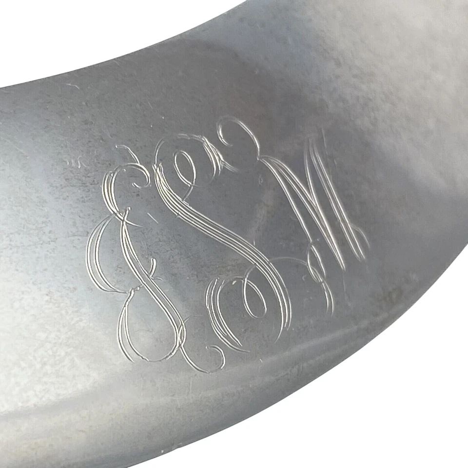 JSM Monogram Collar Necklace | Taxco TR-189 | Sterling Silver 925 | 15.5" - Image 3 of 4