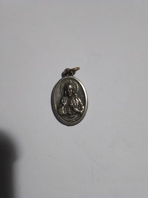 Medal Sacred Heart Madonna Del Carmel cm 2