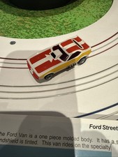 Vintage Aurora AFX Red/White/Yellow Plymouth Cuda Funny Car HO Slot Car